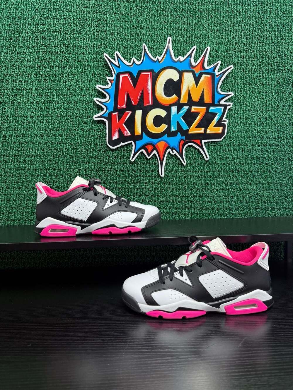 Air Jordan 6 Retro Low GS Fierce Pink Youth Size 6/7.5W Pre-Owned: Excellent